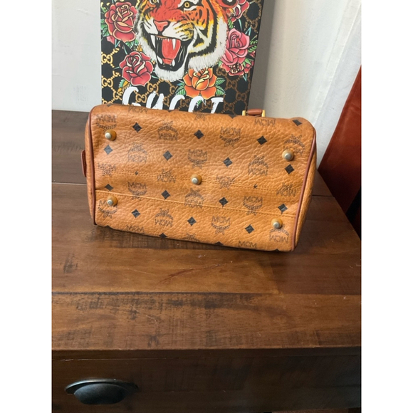 MCM Brown Satchel Bag - Picture 9 of 13